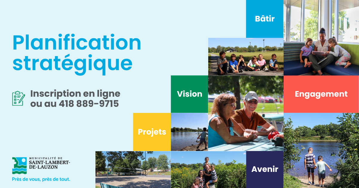 Une réflexion collective pour l’avenir de Saint-Lambert-de-Lauzon! Une réflexion collective pour l’avenir de Saint-Lambert-de-Lauzon!