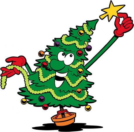 Dépôt des arbres de Noël