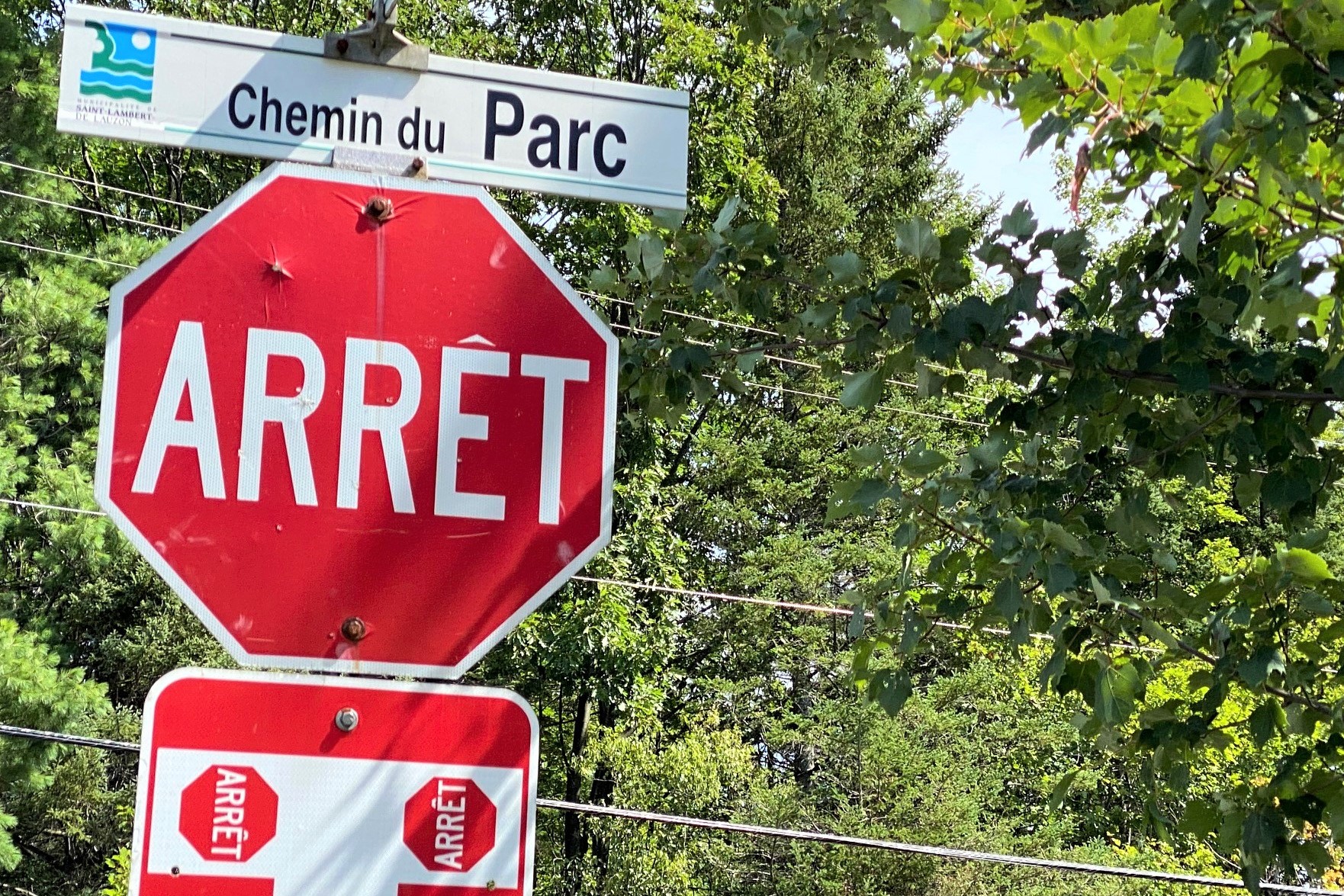 Des ponceaux seront installés sur le chemin du Parc