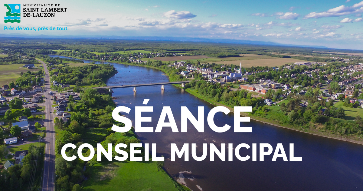 Séance du conseil municipal du 4 juillet 2022