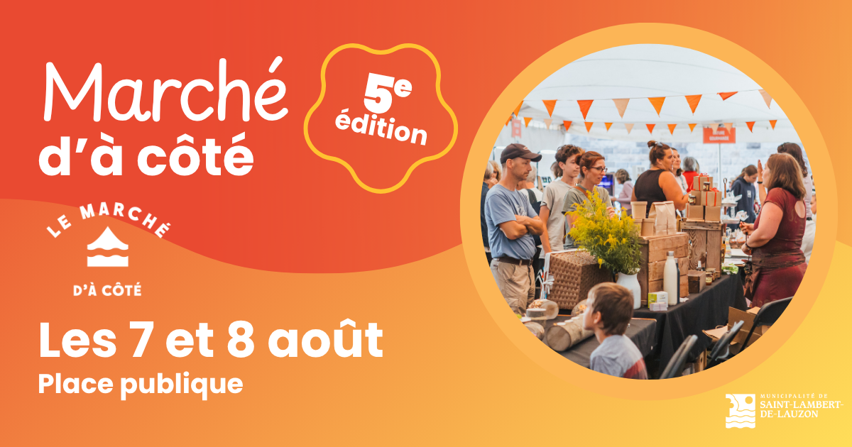 Le Marché d’à côté célèbre sa 5e édition!