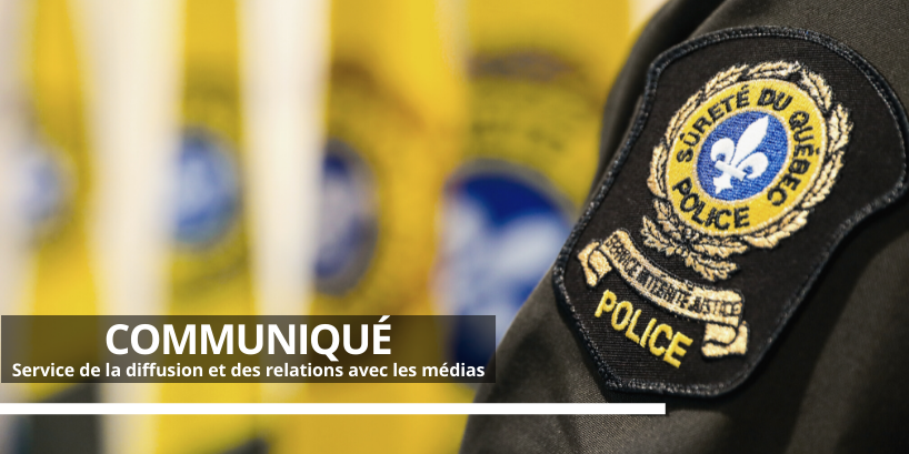 Action de grâce : la SQ invite les usagers de la route à faire preuve de prudence