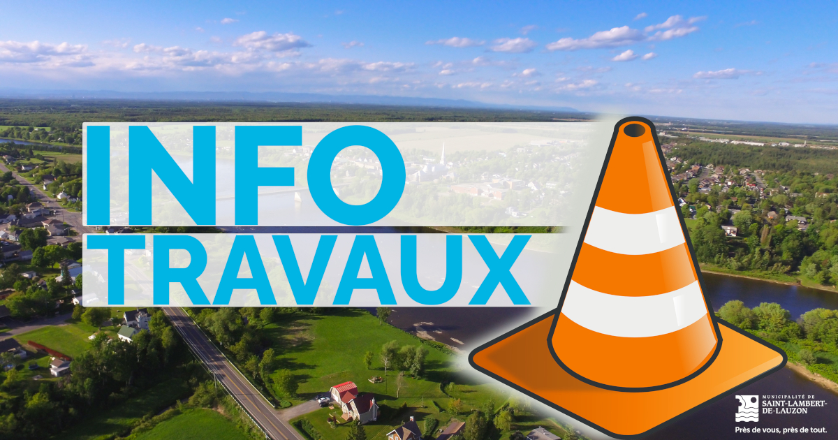 Info travaux : rue du Pont