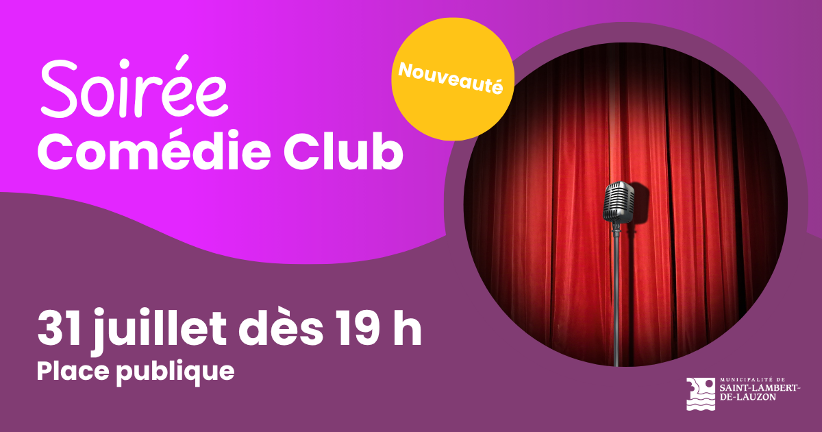 Première édition du Comédie Club : une soirée festive à ne pas manquer