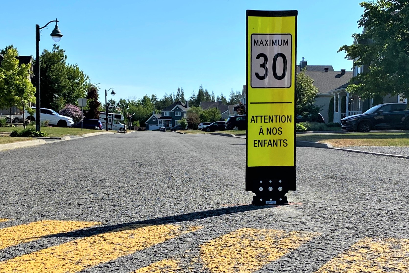 Limites de vitesse : la Municipalité installe des brigadiers statiques