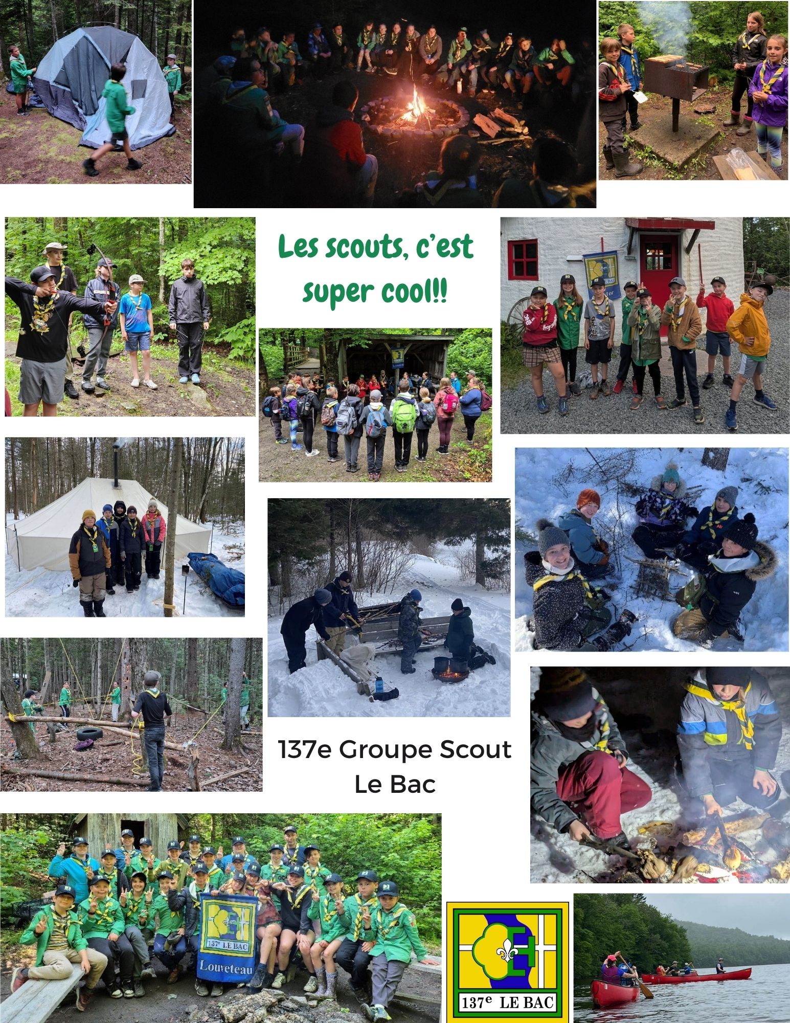 Des nouvelles du 137e Groupe scout Le Bac - octobre 2025