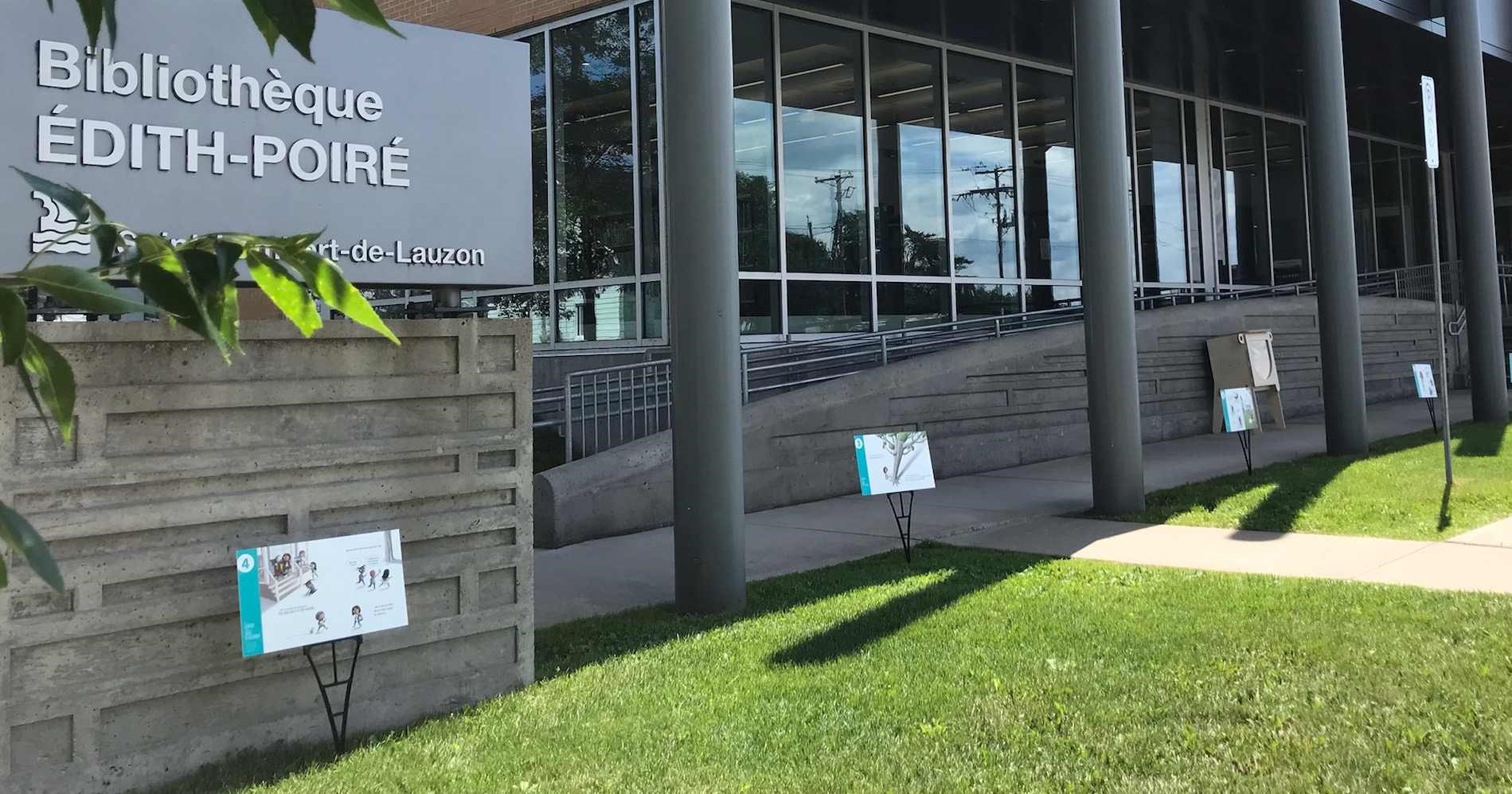 Le Sentier des contes prend forme à la bibliothèque Édith-Poiré