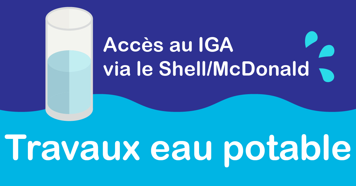 Accès au IGA via le Shell/McDonald